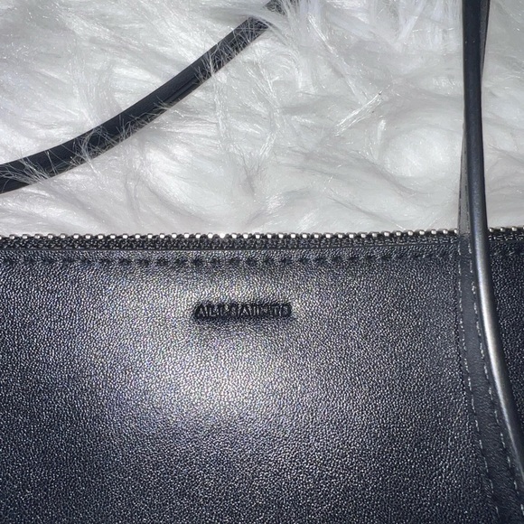AllSaints Leather Crossbody Bag NWOT - Picture 7 of 8